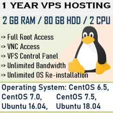 3 year - VPS Server Virtual Hosting Linux VPS Server Linux VPS Hosting