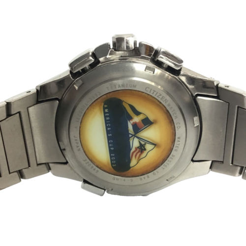 Citizen Eco Drive Titanium Stars &Stripes America's Cup 2003 Watch C660-T000291 - Picture 11 of 14