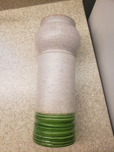 Mid Century Bitossi Rosenthal Netz Aldo Londi italienische Keramik 17 Zoll Vase mit Deckel - Bild 3 von 9