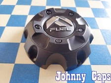 FUEL Wheels # 1001-56B/1001-37B. MATTE BLACK Center Cap w/CRM LOGO [52] (QTY. 1)