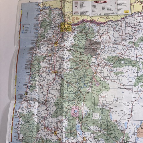 Oregon State Official Highway Map, 1993 - Picture 5 of 10