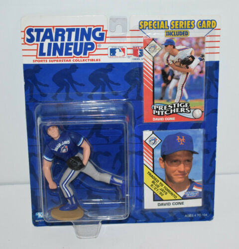1993 Toronto Blue Jays David Cone Starting Lineup Figure - NOC - Picture 1 of 5