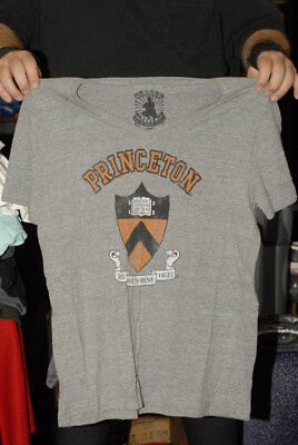 Princeton Logo Chaser large brand high end merch t shirt