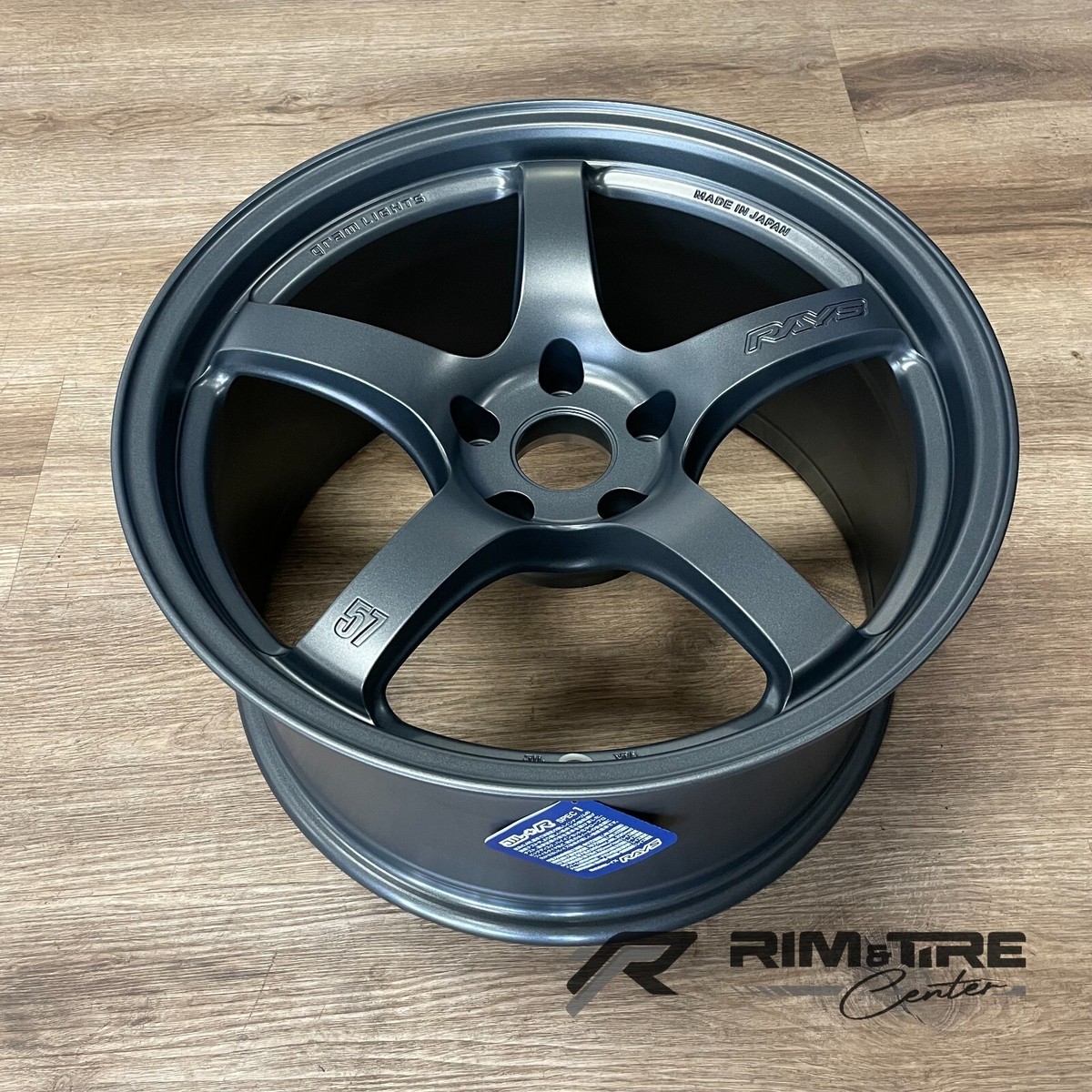 レイズ　gram rights 57c Rays Gram Lights 57CR 18x9.5 +38 5x114.3 Gun Blue II (Set of