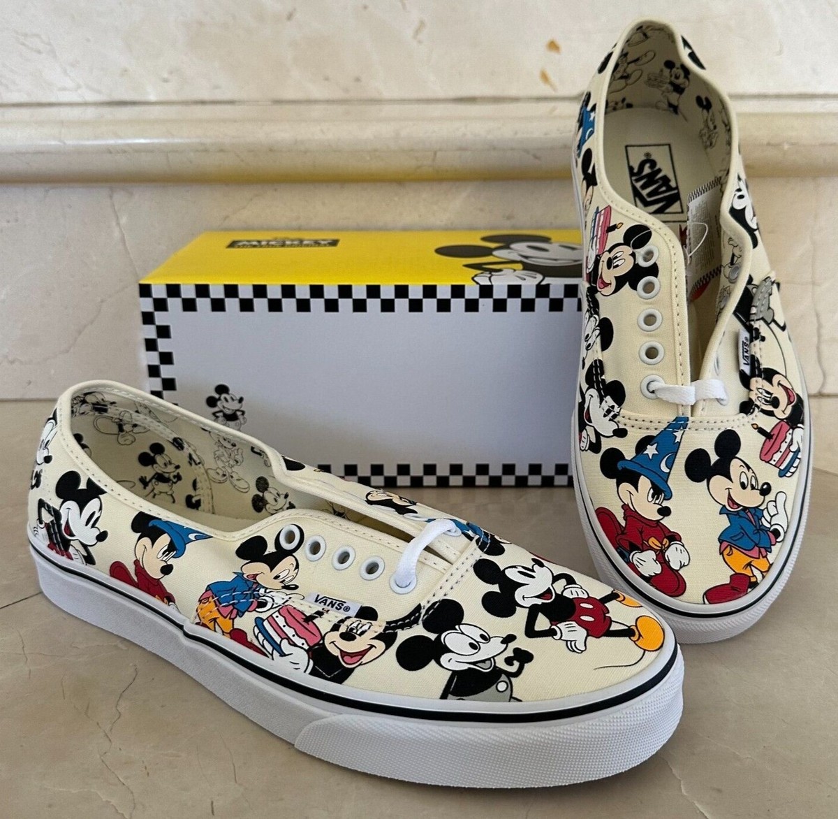 Mens Size 11 - Vans X Disney - Mickey's Birthday - Authentic