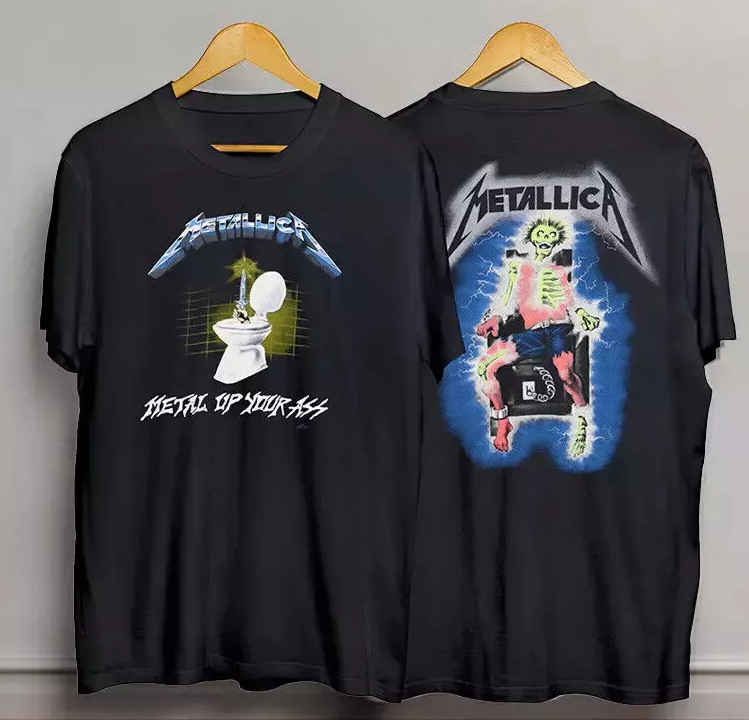 RARE!! 1985 Metallica Metal Up Your Ass Glow In The Dark Shirt Vintage S-3XL