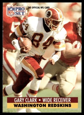 1991 Pro Set Gary Clark Washington Redskins #317