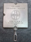 Vtg. Griswold 666 Colonial Cast Iron Breakfast Skillet Erie PA FULLY RESTORED