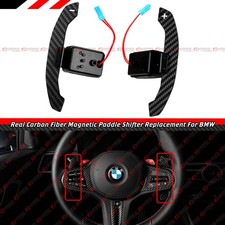 For BMW G20 G22 G87 G80 G82 F95 Carbon Fiber Replacement Magnetic Paddle Shifter