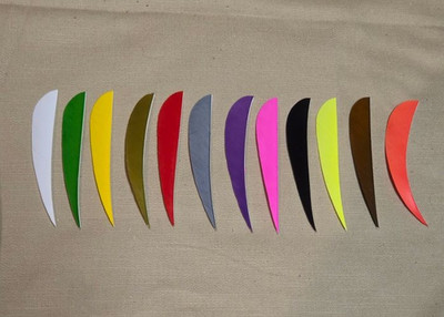 Trueflight Feathers ''4'' Parabolic   LW or RW  Dozen or 50 Count