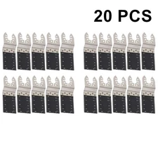 Bi-Metal Oscillating Multitool Saw Blades Wood Metal Cut 35-89mm 20 Pcs