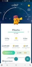 Shiny Pikachu Calem's Hat Go Tour, Pok mon Go, Registered Trade