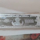 Don Ashley Precious Metals 4 oz .999 Silver Bar $10,000 Note Design 1934