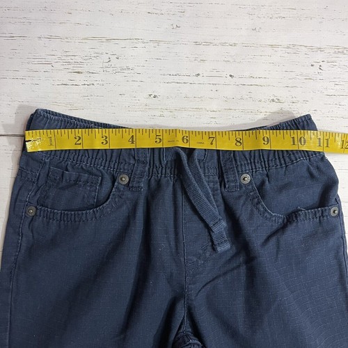 Levis Joggers Youth Kids Size 7 Blue Elastic Waist Drawstring Dark Wash - Picture 7 of 12
