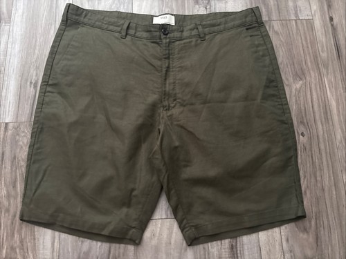 Marks & Spencer Linen Mix Shorts Waist 40 Khaki Men’s