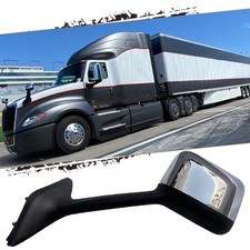 Hood Mirror fit Truck International LT, Assembly Driver Side Chrome Hood Mirr...