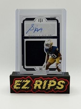 2025 Panini NT #146 Benjamin Morrison College Silhouettes Signatures /99