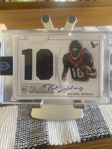 2013 Panini National Treasures Colossal Deandre Hopkins RPA On Card - 32/99