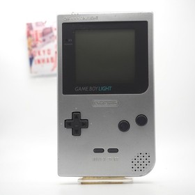 OEM Nintendo Game Boy Light SILVER console MGB-101 TESTED CLEANED #99 Excellent!