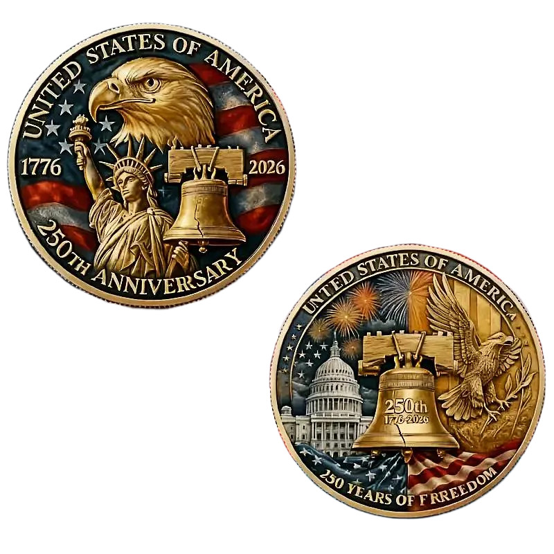 250th Anniversary Commemorative Coin of the United States "250 Years of Freeedom