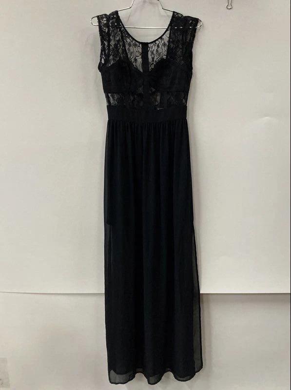 knee length dresses for ladies BCBGeneration Black Pleated Maxi Dress- Size XS – The Saved Collection