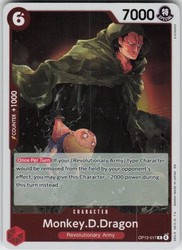 Monkey.D.Dragon OP13-017 Carrying On His Will Rare Foil One Piece TCG