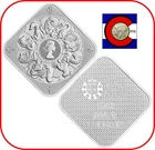 2025 UK Queen's Beast Completer 10 oz 0.9999 Silver Bullion Bar - The Royal Mint
