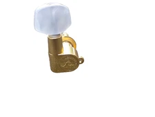 Gold Schaller Mini Tuner w/ Pearl Button - Used On Some Early USA Custom Models