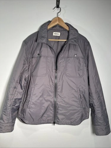 Huckberry Taylor Stitch Gray Utility Nylon Jacket  Full Zip Men’s 44 Lightweight - product listing photo