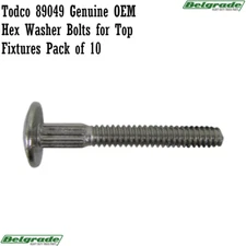 Todco 89049 Genuine OEM Hex Washer Bolts for Top Fixtures Pack of 10