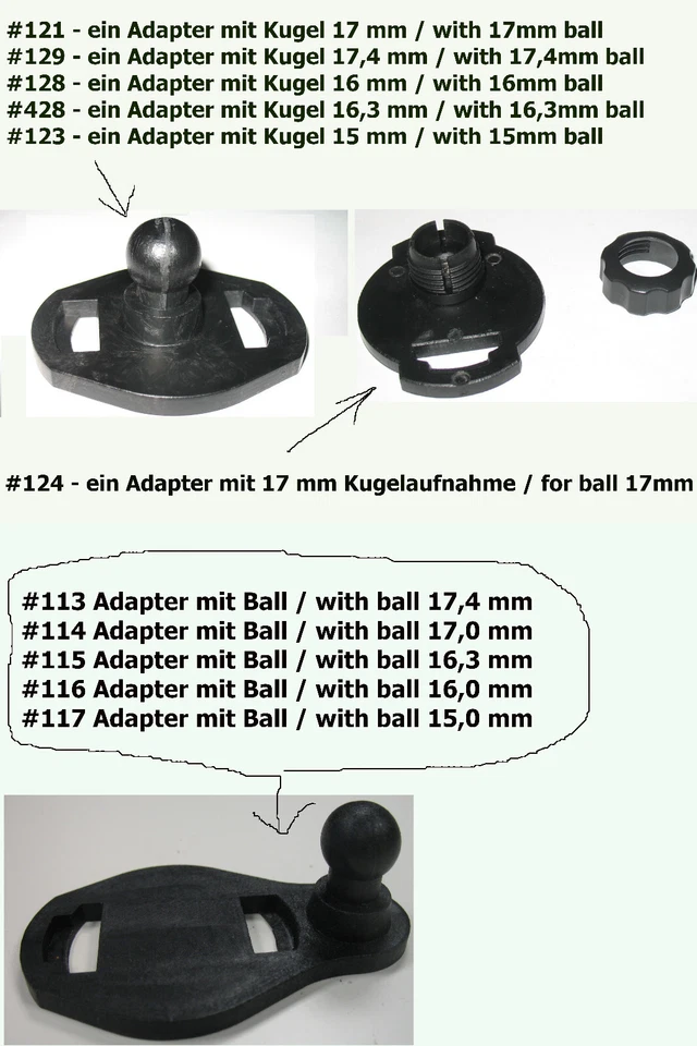 Halterung Handy Adapter kompatibel mit VW Up Skoda Citigo Mii Ibiza bis 2017