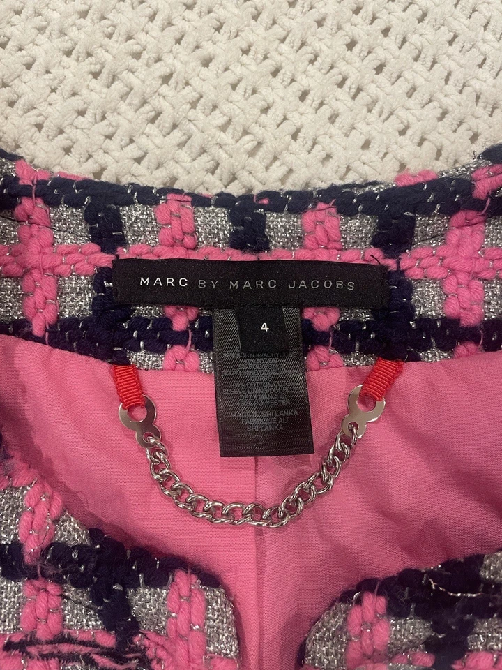 Chaqueta de tweed Marc By Marc Jacobs (talla: 4) Foto 3 de 4