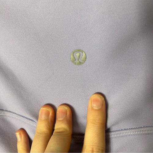 Lululemon light purple align pant 25" lavender dew womens 8 double lined - Picture 10 of 11