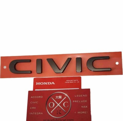 #ad #ad New GENUINE OEM 2023 Honda Civic Rear Emblem Badge Logo Nameplate FL5 Hatchback $36.95