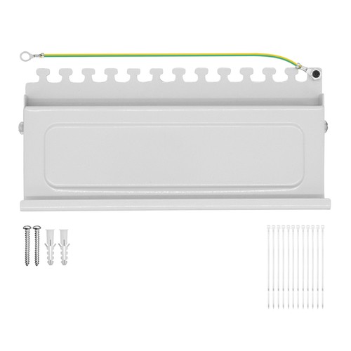 Patchpanel Cat.6 12-Port 1HE RJ45 geschirmt Desktop Aufputz grau 1GB ProfiPatch - Photo 8/11