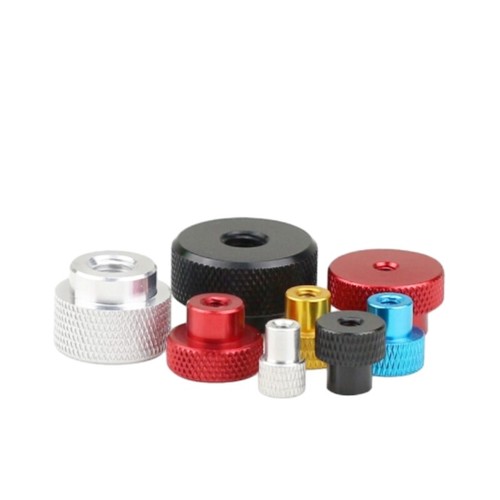Knurled Thumb Nut Aluminum Alloy Hand Grip Knob Metric M3 M4 M5 M6 - Imagen 6 de 34