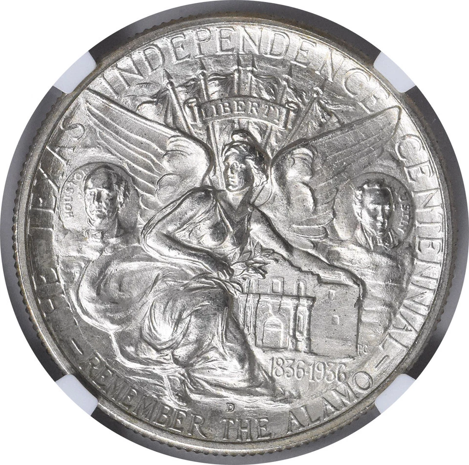 1935-D Texas Commemorative Half MS67 NGC - Image 4 of 4