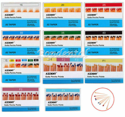 AZDENT Canale Radicolare Endodontico Dentale Gutta Perca Punti - Foto 5