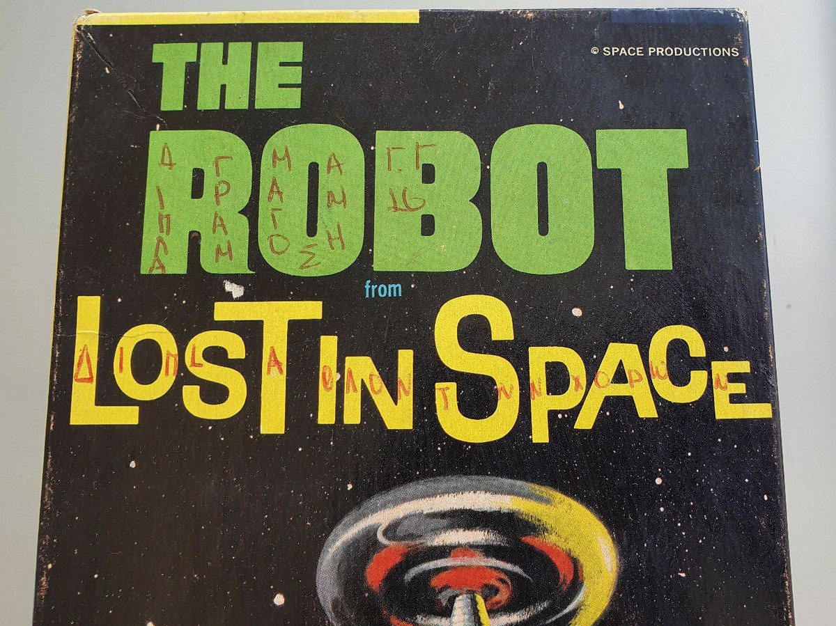 THE ROBOT LOST IN SPACE Aurora 1968 original ONLY BOX KIT no