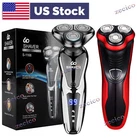 Electric Shaver Beard Shaving Rechargeable USB Men Wet/Dry Trimmer Rotary Razor