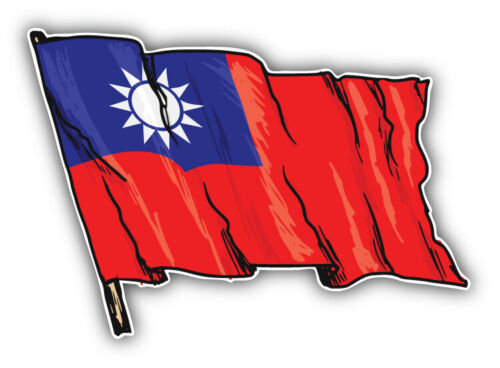 Autoaufkleber China Waving Flag Skizze K2743 Sticker-12cm - Afbeelding 1 van 1