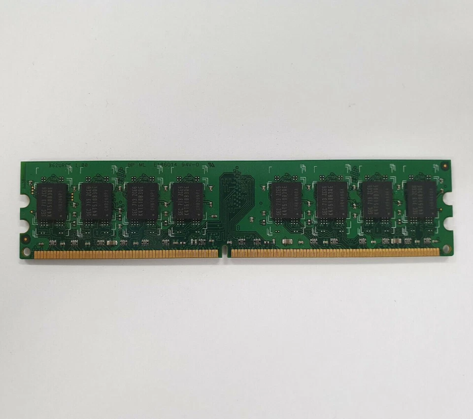 ADATA 1GB DDR2 RAM PC2-6400 800MHz non-ECC Unbuffered AD2800001GMU SCQVF1A16 - Image 2 of 2