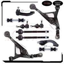 10Pc Front Control Arms Tie Rod End Sway Bar Fit For 2001-2006 Dodge Stratus