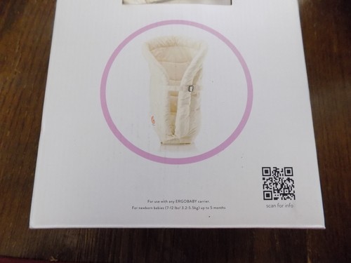 ERGOBABY Ergo Baby Carrier Original Infant Insert w Pillow in Natural Color EUC - 第 4/5 張圖片