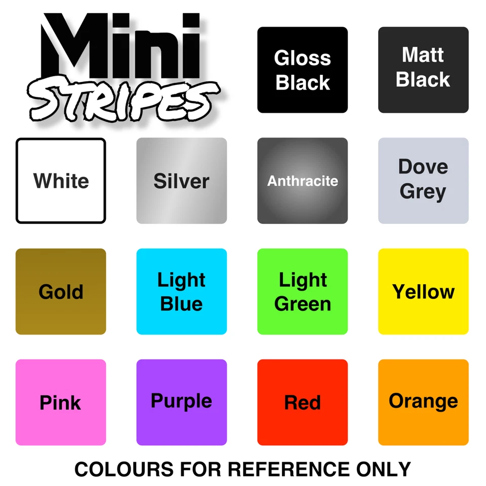 COPPIA MINI COOPER S COFANO RACING STRISCE GRAFICHE VINILE DECALCOMANIE R50 R52 R53  - Immagine 2 di 4