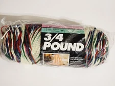 National Yarn Crafts Jumbo 3/4 Pounder 4-Ply Yarn 571 Victorian Ombre, 12 oz