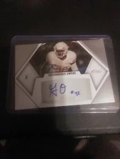 2023 SAGE Gervarrious Owens RC Low Number Silver Rookie Autograph Card #A-GO HOU