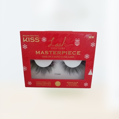 KISS Lash Couture MASTERPIECE Reusable Hand-Woven Faux Mink Lash CRUISE w Glue - Picture 3 of 24