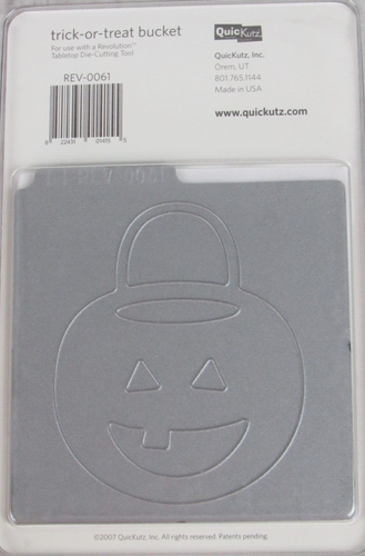 QuicKutz Trick-or Treat Bucket 4x4, 1 Cutting Die Set REV-0061 - Picture 2 of 2
