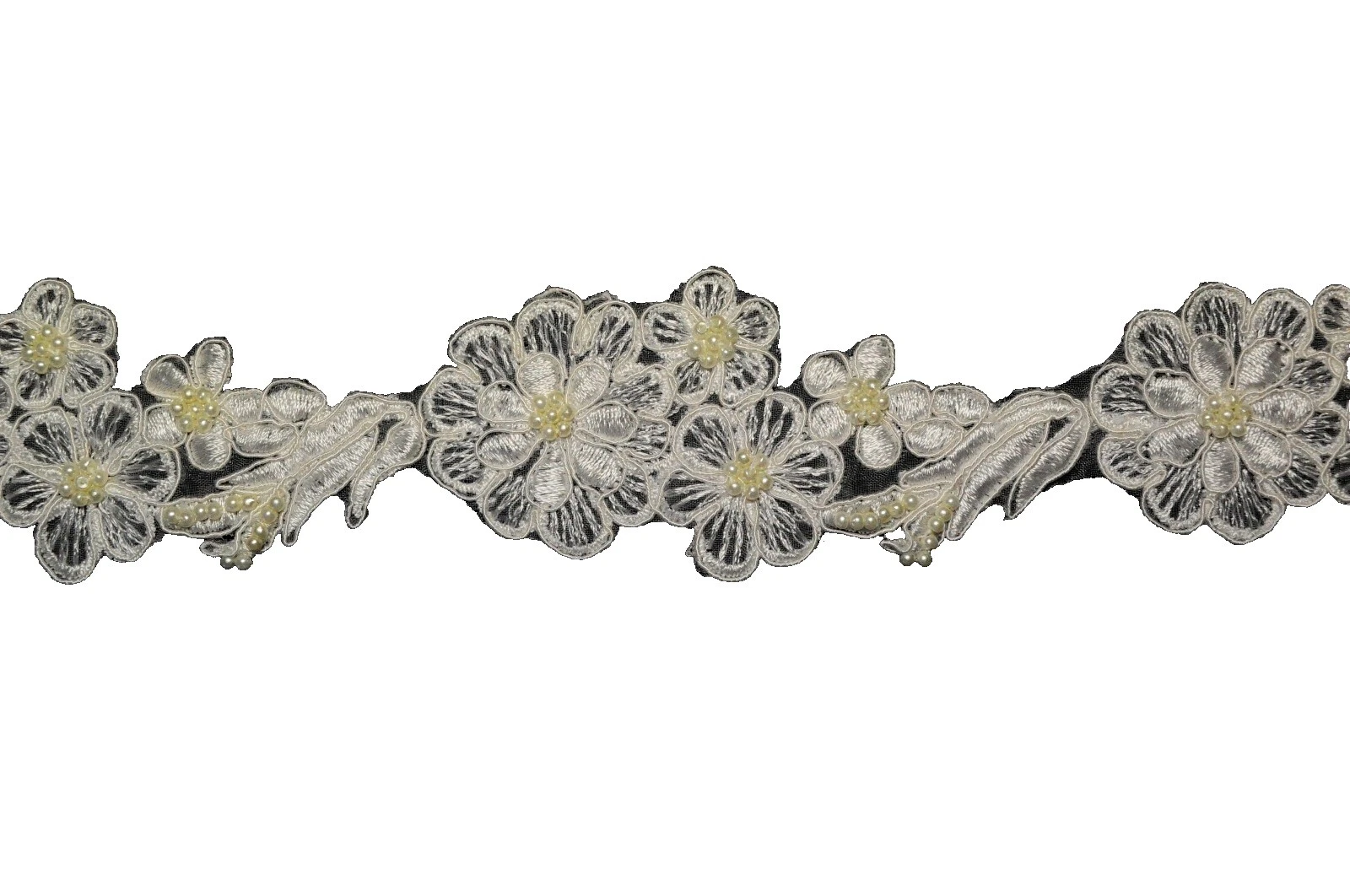 Rayon Beaded/Sequined Embroidered Sewing Trims